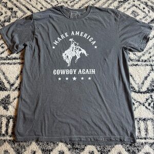 Women's ‘Make America Cowboy Again’ Graphic T-Shirt/T-Shirt Dress